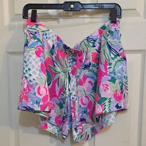 Floral Women's Top - Pink and Green